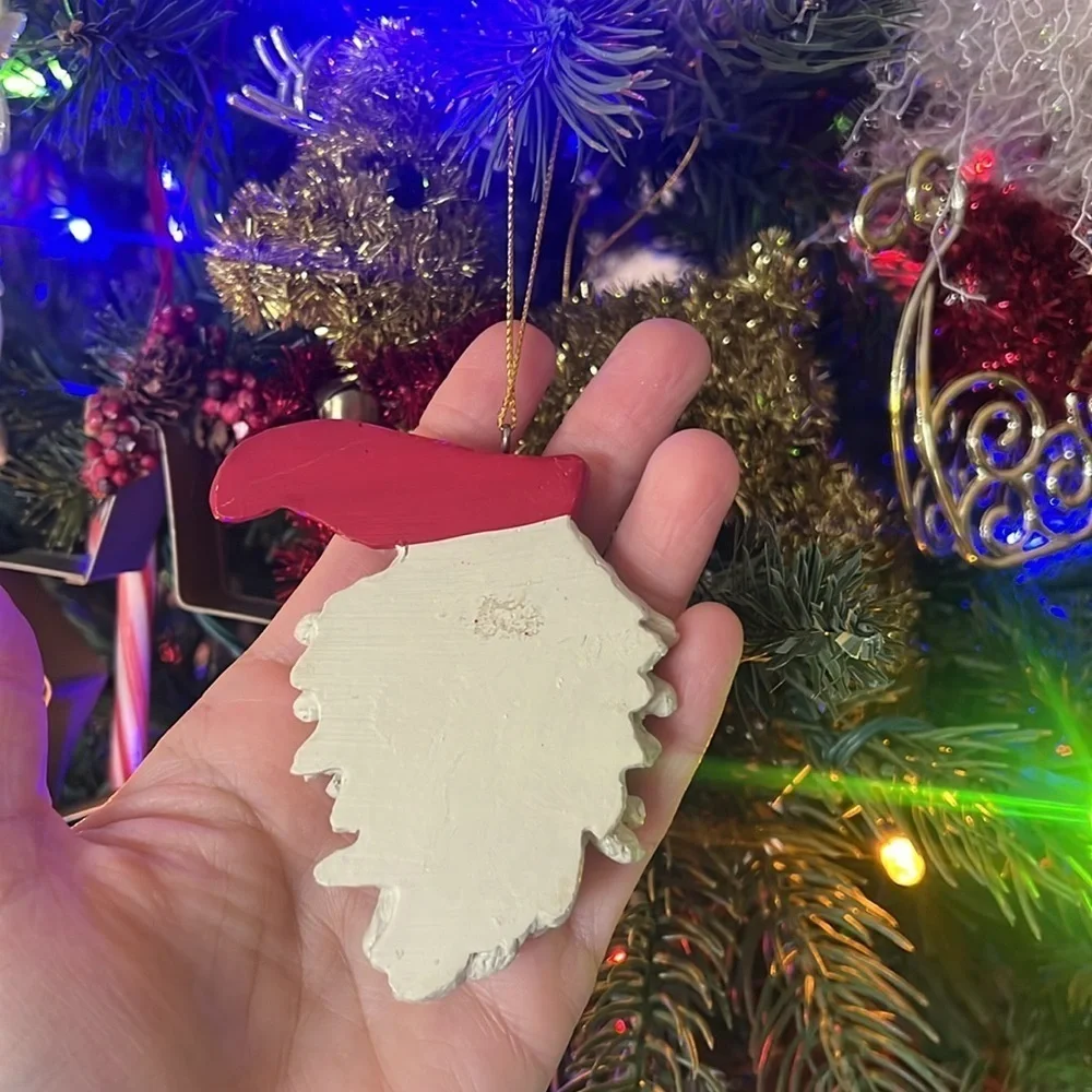 ❤️ Vintage Santa Clause Heavy Duty Ornament